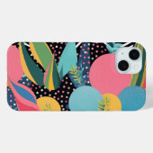 Bochten en stippen met bladeren Case-Mate iPhone case (Achterkant (horizontaal))