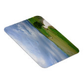 Bochtige weg naar een bestemmingsmagneet rechthoek magneet (Rechterzijde)