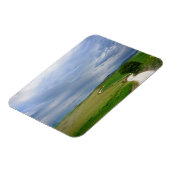 Bochtige weg naar een bestemmingsmagneet rechthoek magneet (Linkerzijde)