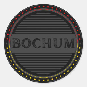 Bochum City Pride Embleem – Duitse identiteit Ronde Sticker