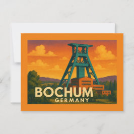 Bochum Duitsland Stad Kunst Briefkaart