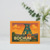 Bochum Duitsland Stad Kunst Briefkaart (Staand voorkant)