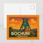 Bochum Duitsland Stad Kunst Briefkaart (Voorkant / Achterkant)
