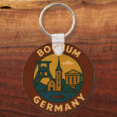 Bochum Duitsland Stad Kunst Sleutelhanger (Achterkant)