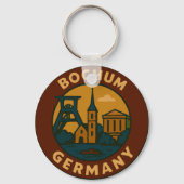 Bochum Duitsland Stad Kunst Sleutelhanger (Achterkant)