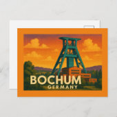 Bochum Germany City Art Briefkaart (Voorkant / Achterkant)