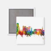 Bochum Germany Skyline Magneet (Voorkant / Achterkant)