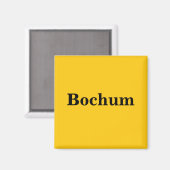 Bochum Magnet Schild Gold Gleb (Voorkant / Achterkant)