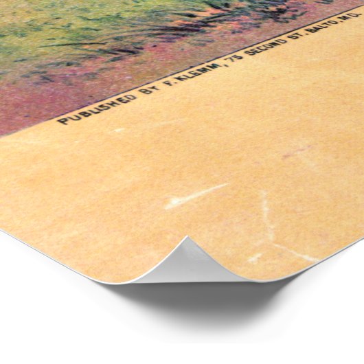  Bock Beer AD 1890 Poster (Hoek)