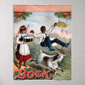  Bock Beer Adverteren Poster (Voorkant)
