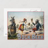 Bock Beer Briefkaart (Voorkant / Achterkant)