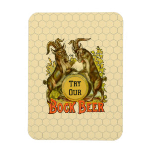 Bock Beer Goats Vintage Adverteren Magneet