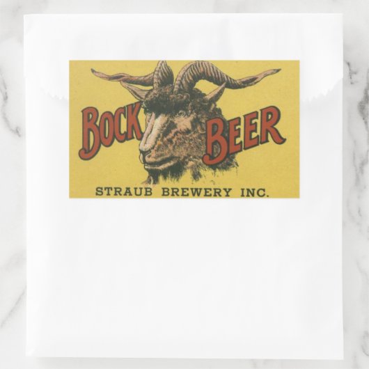 Bock Beer Label (Tas)