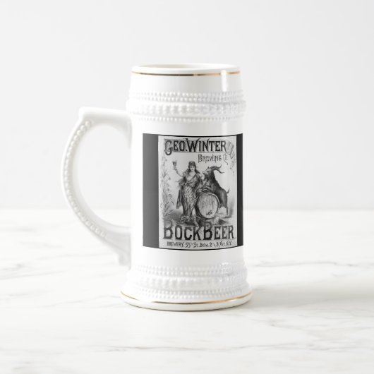 Bock Beer Stein Bierpul (Links)