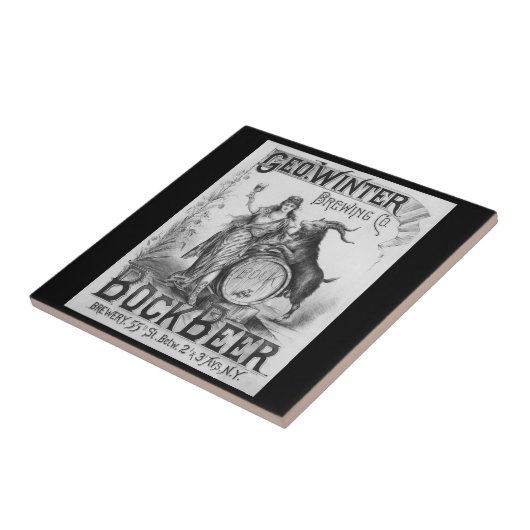 Bock Beer Tegel Tegeltje (Zijkant)