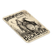 Bock Bierbrouwen Co Lager Antiek Rustiek Magneet (Rechterzijde)