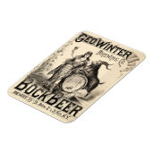 Bock Bierbrouwen Co Lager Antiek Rustiek Magneet (Linkerzijde)