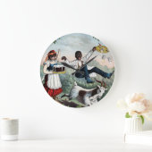 Bock, stock beer adverteren poster, 1889 grote klok (Huis)