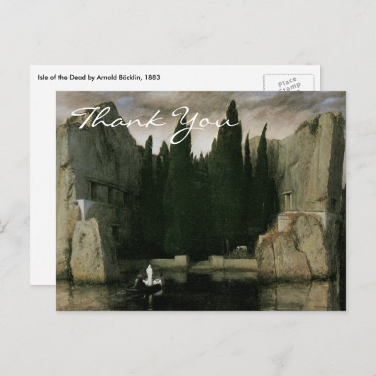 Bocklin's Isle of the Dead, derde versie Briefkaart (Voorkant / Achterkant)