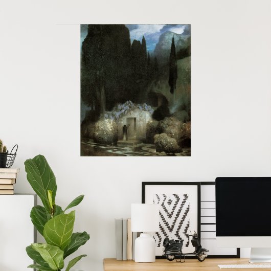 Bocklin's tombe poster (Thuiskantoor)