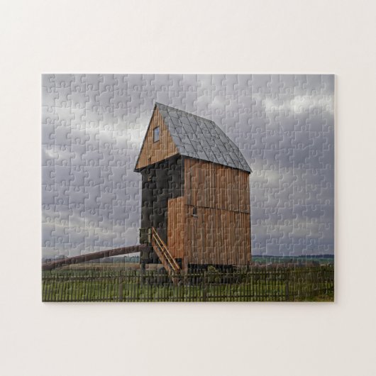 Bockwindmühle Mittelpöllnitz Legpuzzel (Horizontaal)