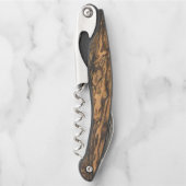 Bocote (hout) faux finish kurkentrekker (Voorkant)
