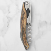 Bocote (hout) faux finish kurkentrekker (Achterkant)