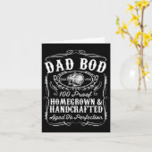 Bod Funny Whisky Bourbon Liefhebber Vaderdag Cadea Kaart (Gele Bloem)