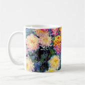 Bod van Chrysanthemums van Monet Koffiemok (Links)