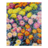 Bod van Chrysanthemums van Monet Perfect Poster (Voorkant)