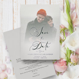 Boda de efectos de efecto de vello de la transpare folie uitnodiging