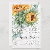 Boda de girasoles de otoño económica pero hermosa (Voorkant)