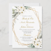 Boda de oro huwelijksuitnodiging kaart (Voorkant)