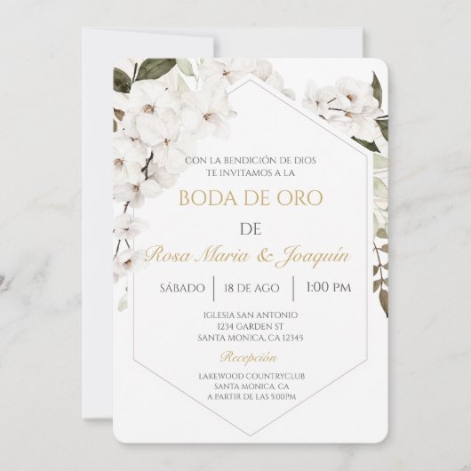 Boda de oro kaart (Voorkant)