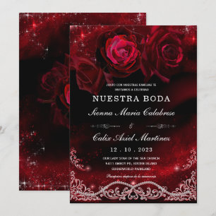 Boda en Zwart, Rood en Wit Kaart