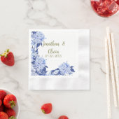 Boda floral morado de primavera con ducha dulce servet (Insitu)