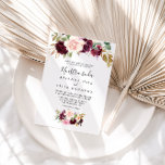 Boda Wedding Rustic Floral Botanical Nuestra Boda Kaart<br><div class="desc">Deze rustige botanische nuestra boda trouwuitnodiging is perfect voor een moderne bruiloft. Het ontwerp is voorzien van prachtige en kleurrijke handgetekende bloemen en bladeren,  die elegant in aantrekkelijke bouquets zijn gegoten.</div>