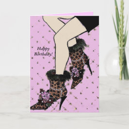 Bodacious Birthday Boots-kaart Kaart
