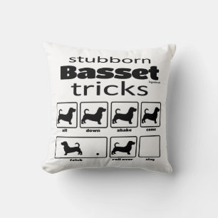 Bodborat Basset Tricks Kussen
