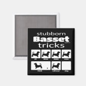 Bodborat Basset Tricks Magneet (Voorkant / Achterkant)