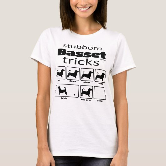 Bodborat Basset Tricks T-shirt (Voorkant)