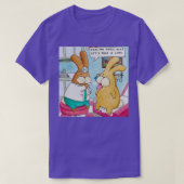 Boddy Bunny MD op het werk T-shirt (Design voorkant)