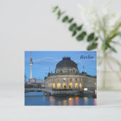 Bode Museum en Fernsehturm in Berlijn Briefkaart (Staand voorkant)