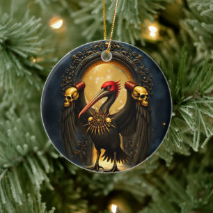 Bode van de Gouden Poort De Nachtelijke Pelikaan Keramisch Ornament