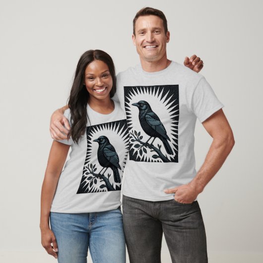 Bode van de Halo Raaf Illustratie T-shirt (Unisex)