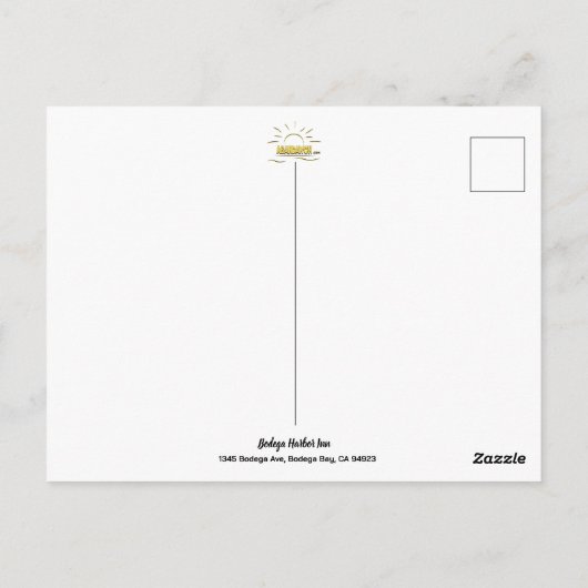 Bodega Bay Briefkaart (Achterkant)