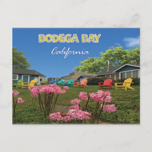 Bodega Bay Briefkaart (Voorkant)