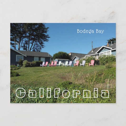 Bodega Bay Briefkaart (Voorkant)