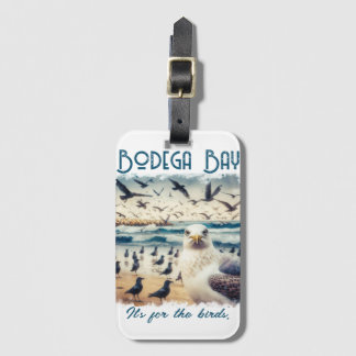 Bodega Bay California Souvenir Gift Bagagelabel