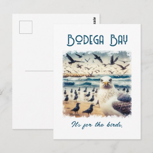 Bodega Bay California Souvenir Gift Briefkaart (Voorkant / Achterkant)
